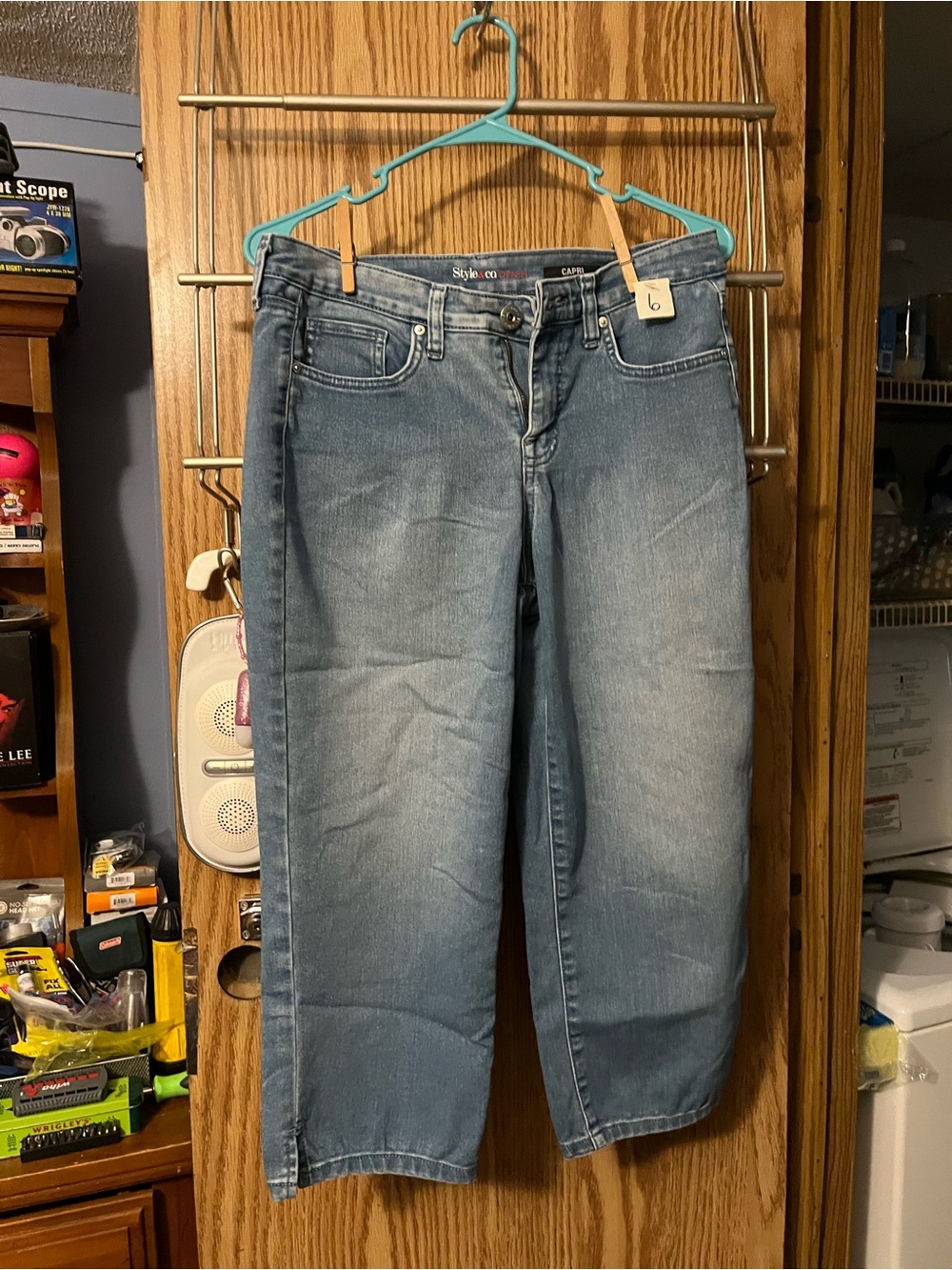 Style & Co. Women's Medium Wash Denim Capris
